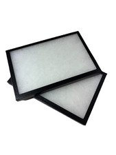 Two 8 X 12 X 7/8 jewelry display box case riker mount box collectors frame box