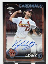 2024 Topps Chrome #RA-KL Kyle Leahy Rookie Autographs