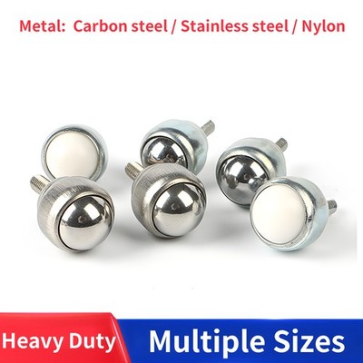 Ball Transfer Bearing Unit Casters Conveyor Roller M5 M6 M8 M10 Male Thread Bolt