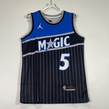 Paolo Banchero 5 Embroidered Fan Commemorative Collectible Jersey, Black-Blue