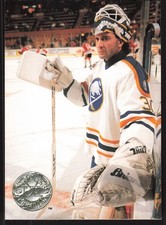 Clint Malarchuk, 1991-92 Pro Set Platinum, #159, Buffalo Sabres,