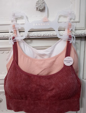 Danskin Women's 3 pack Texture Bras DS3939 Size Large NWT MSRP 54.00