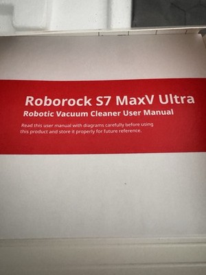 Roborock S7 MaxV Ultra Robot Vacuum and Sonic Mop - Black,New In box Refurbished