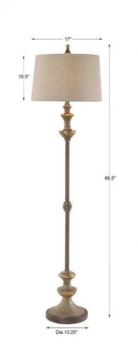 Vetralla - 1 Light Floor Lamp Lamps Uttermost 28180-1 - Picture 8 of 9