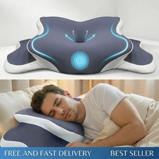 Ultra Pain Relief Cooling Pillow for Neck Support, Adjustable Cervical Pillow Co