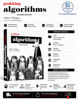 Grokking Algorithms 2nd Edition Paperback Programming Coding Guide