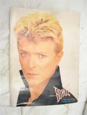 David Bowie Serious Moonlight Tour '83 Concert Program Book 1983