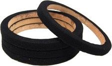 8" MDF Speaker Mounting Spacer Rings with Black Carpet for Car Audio Speaker 2Pr