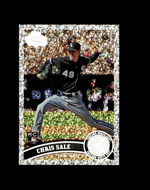 #65 Chris Sale Rookie 2011 Topps Platinum Diamond Anniversary Parallel
