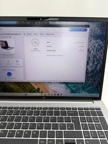 HP Zbook Fury G9 16" i7 12th SSD 512GB RAM 32GB NVIDIA RTX A3000 GRADE A SKU1... - Afbeelding 13 van 13