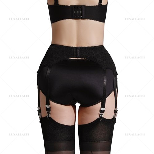 Luxallacki Vintage Strumpfhaltergürtel mit 10 Trägern, dehnbares Strumpfband - Bild 8 von 14