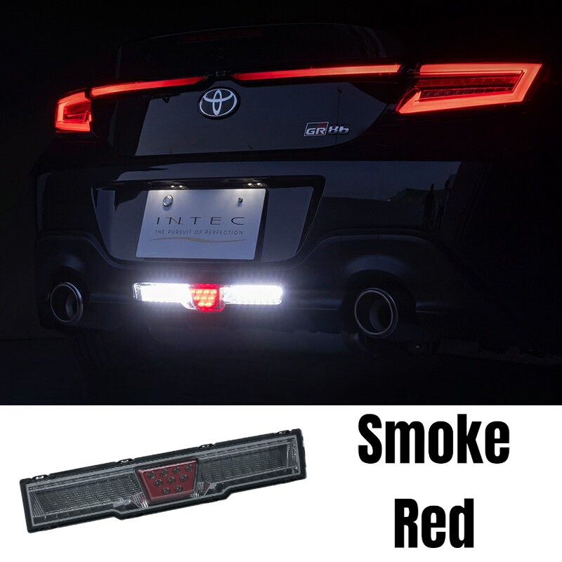 LED Back Lamp Rear Fog Light Smoke Lens Red parts for Toyota GR86