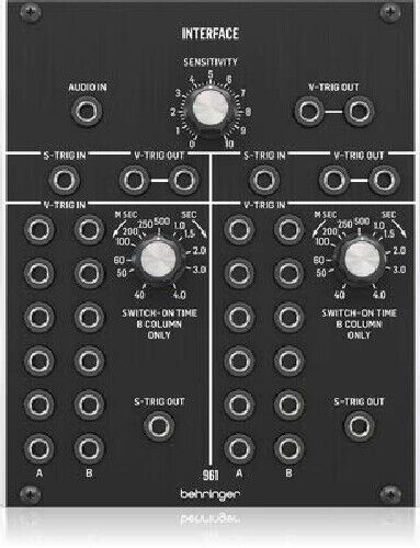 BEHRINGER 961 INTERFACE analog multi-channel trigger converter module Black NEW - Picture 1 of 3