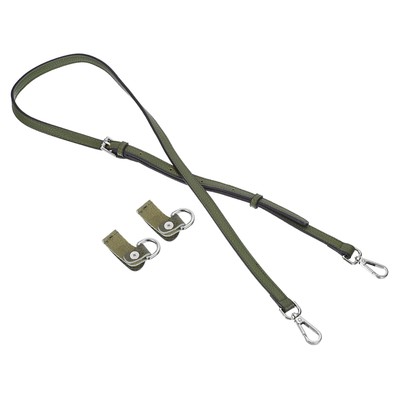 Lederriemen-Set, 100-124 cm Leder Schultergurt Umbausatz, dunkelgrün