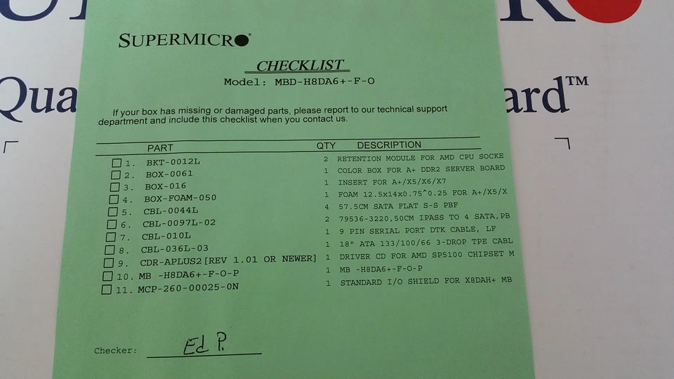 SuperMicro H8DA6+-F-0 AMD Opteron 2000 Series H8DA6+-F-0 (Retail) - Image 4 of 4