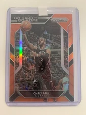 2016-17 Panini Prizm Go Hard or Go Home Orange Prizm #D /49 Chris Paul #11