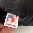 Casquette noire 5 panneaux FW16 Supreme Astronaut Hologramme