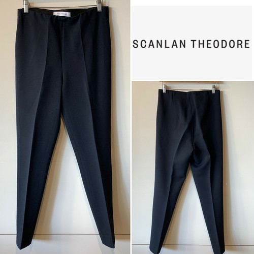 SCANLAN THEODORE Navy Viscose Stretch 