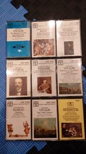 LOT of 9 Cassette Tapes Various Classical Music Artists Musical Heritage Society