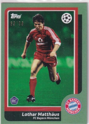 Topps Lost Rookie Karte RC - Lothar Matthäus Green 69/99