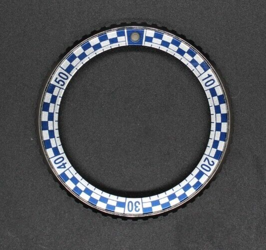 Blue Bezel insert Seiko Rally 6119-7170 6119-7173 Diver Sport