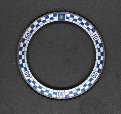 ピラー Blue Bezel insert Seiko Rally 6119-7170 6119-7173 Diver Sport