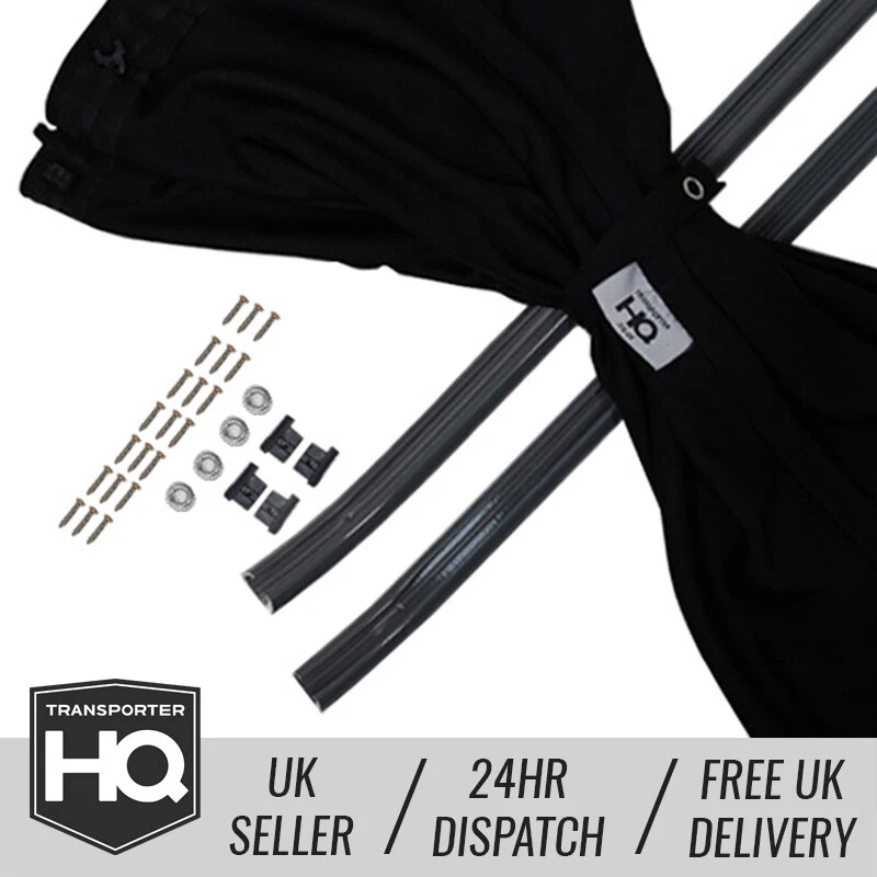 TRANSPORTERHQ Black VW Transporter T5 / T6 Campervan Curtain Sets - Combo / Package Deals