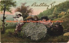 Little Sharpshooters Children With Rifles Vintage Tuck's Postcard. 