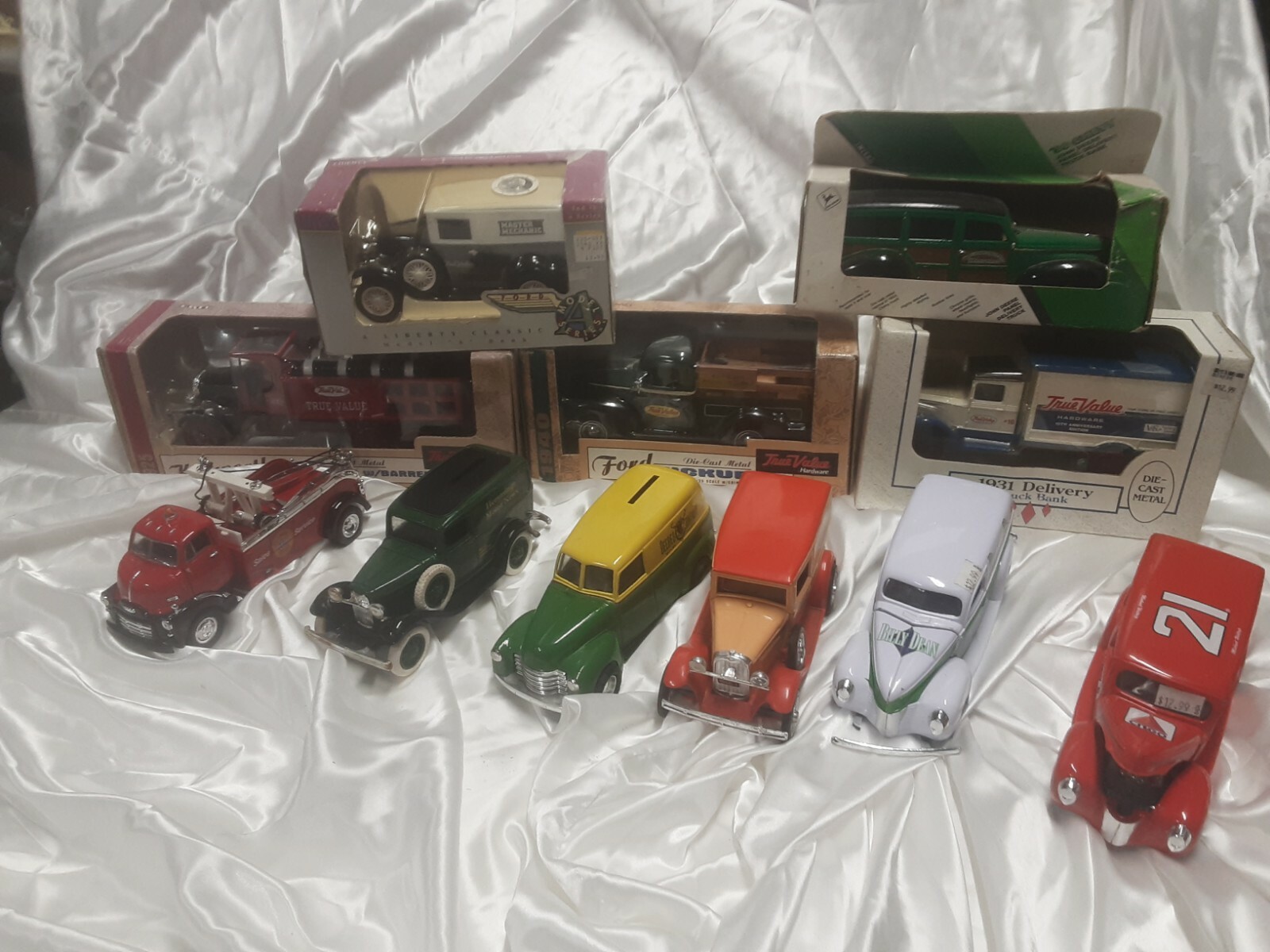 Ertl, Racing Champion, Die Cast Truck Banks Lot of 12
