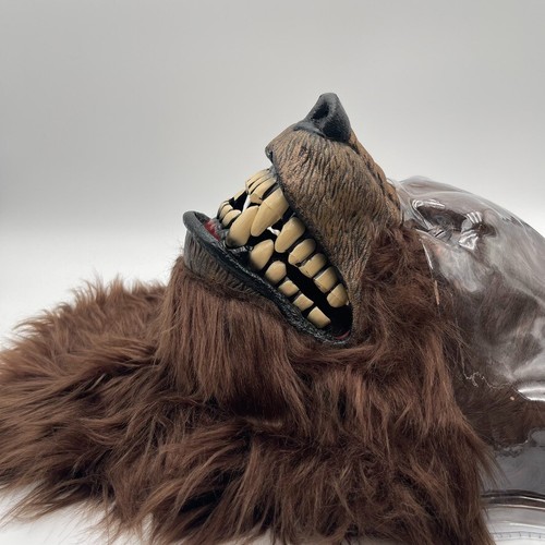 California Grizzly Bear Halloween Mask With Opening Mouth NEW - Picture 8 of 10