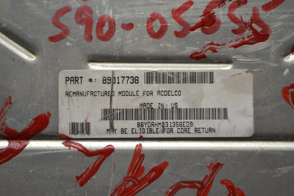 Unidad de control del motor Pontiac Grand AM 2001-2005 ECU 89017336 módulo 355-5E7 Foto 2 de 3