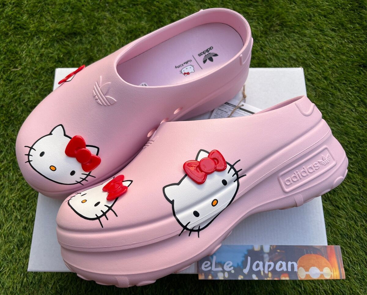 adidas ADIFOM STAN SMITH HELLO KITTY MULES IG4446 Clear Pink adidas ADIFOM STAN SMITH HELLO KITTY MULES IG4446 Clear Pink