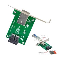 Cable Mini SAS HD SFF-8644 To Internal SAS HD SFF-8643 PCBA Female Adapter