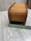 KALMAR DESIGNS INDEX FILING BOX OR STORAGE BOX TEAK WOOD THAILAND — photo 3