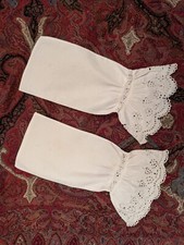 CIVIL WAR ERA HAND STITCHED EYELET UNDERSLEEVES FOR DRESS