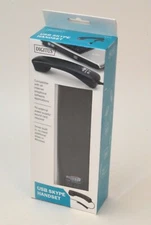 *Vintage* Digitus USB Skype Handset, Black, PC Only *New, Open Box* DA-70772