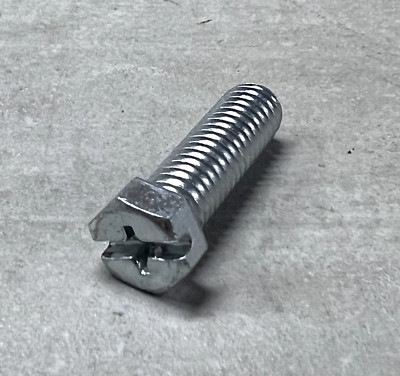 3/8-16 x 1-1/4'' (FT) Hex Bolt Zinc Plated Cap Screw Coarse Thread Phillips Top