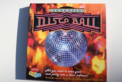 RHINO 70's DISCO PARTY PACK - 2 CDs of 70's Disco hits & planner -NEW - SEALED