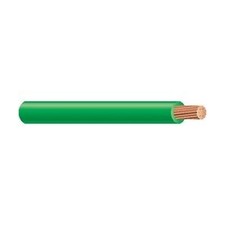 Green 4 Gauge THHN 19-Stranded Copper Building Wire 100ft Cut 100ft cut