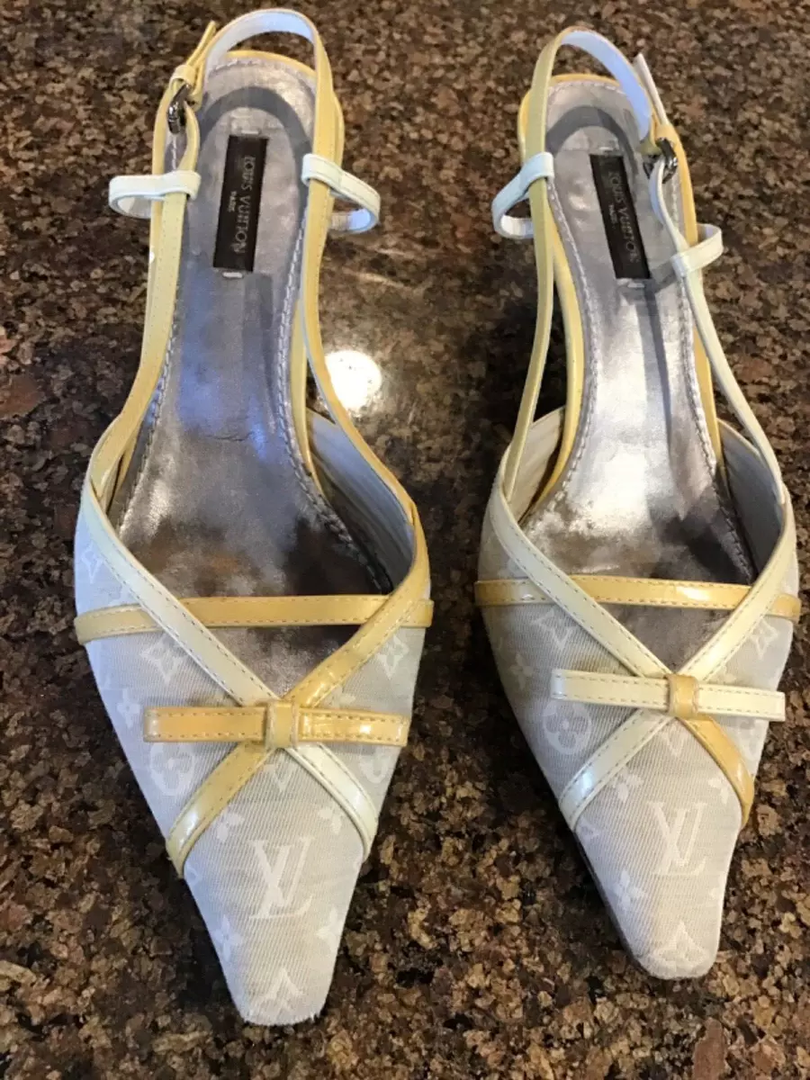 louis vuitton kitten heels