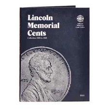 Whitman Coin Folder 9000 Lincoln Memorial Cents 1959-1998  Album / Book  Penny