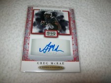 2021 SAGE RED RC GREG MCRAE AUTOGRAPH SIGNED AUTO #A62 UCF KNIGHTS