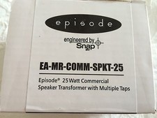 Episode Commercial Speaker Transformer EA-MR-COMM-SPKT-25, Multiple Taps NEW