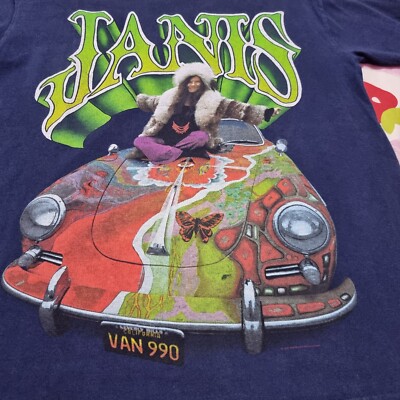 vtg 90s JANIS JOPLIN PSYCHEDELIC ROCK HIPPIE VAN 990 CAR BEVERLY