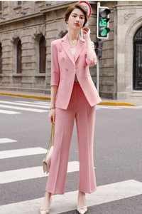 مرآة الهواء جمالية completo giacca pantalone rosa - kreativitaetstheorie.com