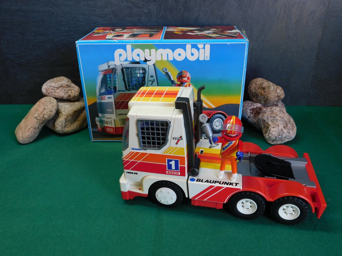 Playmobil &ndash; Camion De Course 3613 &ndash; RACING &ndash; Usato (Piccoli Difetti/ingiallito)