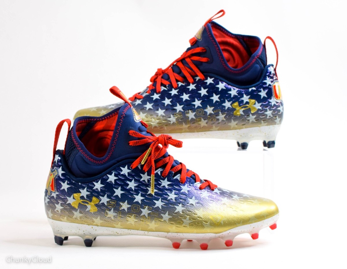 Under Armour Spotlight Lux MC LE USA Football Cleats 3025366 