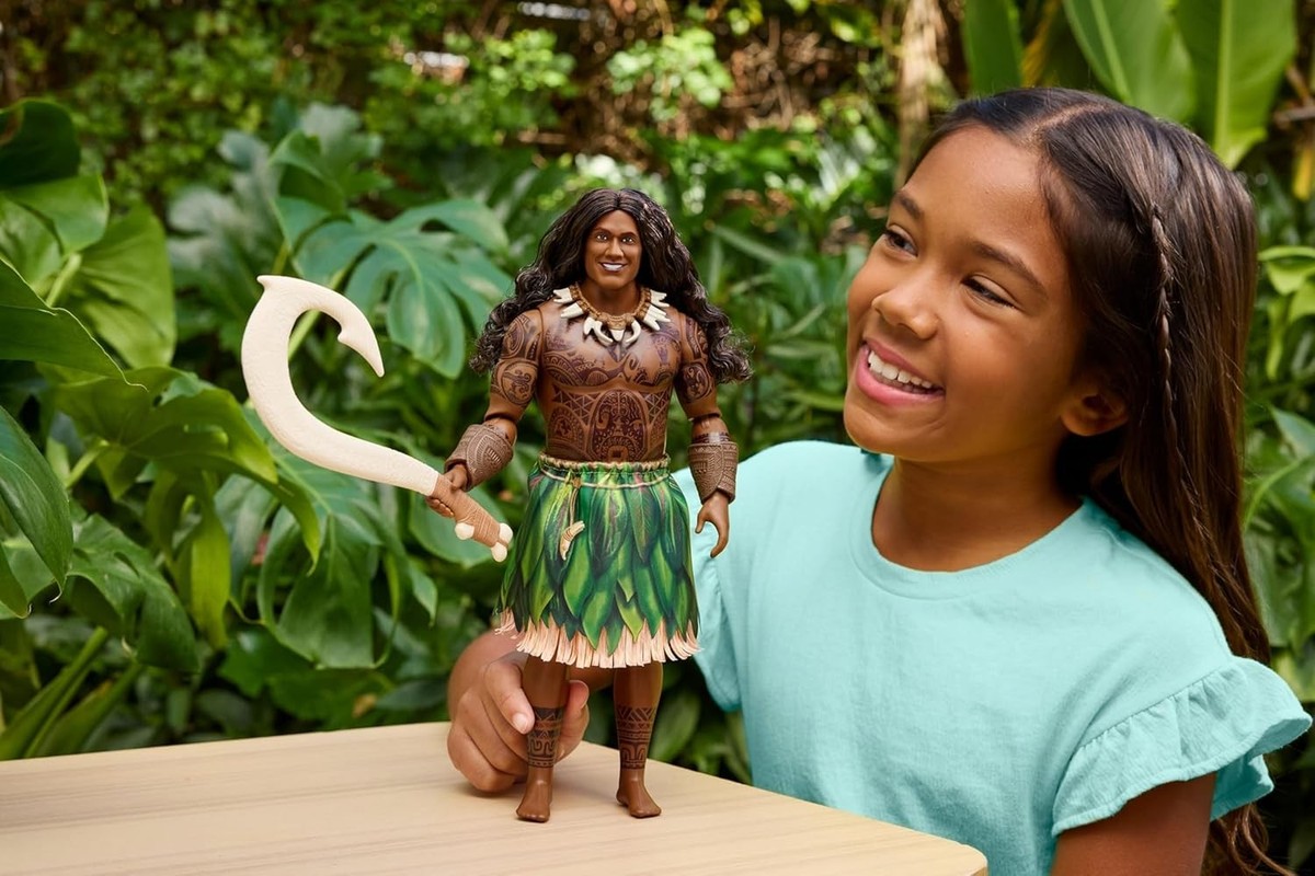 Mattel Disney Live Action Moana Maui Doll 12” The Rock NIB 2026