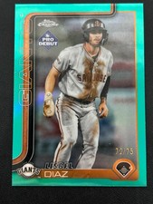 2025 Topps Pro Debut Chrome Lisbel Diaz Aqua Refractor /75 Giants #PDC-137