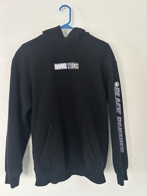 MARVEL Hoodie S Small Black Mens Graphic Comic Book Pullover H&M